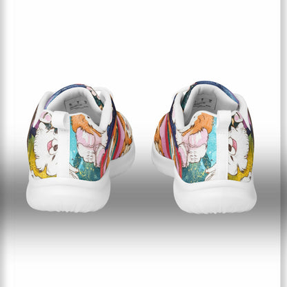 Playful Cartoon Dogs Women’s athletic shoes