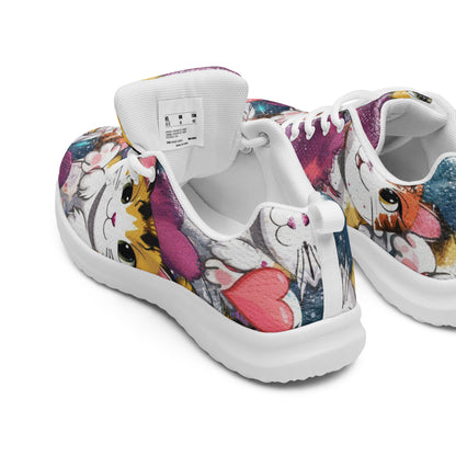 Anime Cat Love Women’s athletic shoes