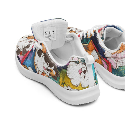 Playful Cartoon Dogs Women’s athletic shoes
