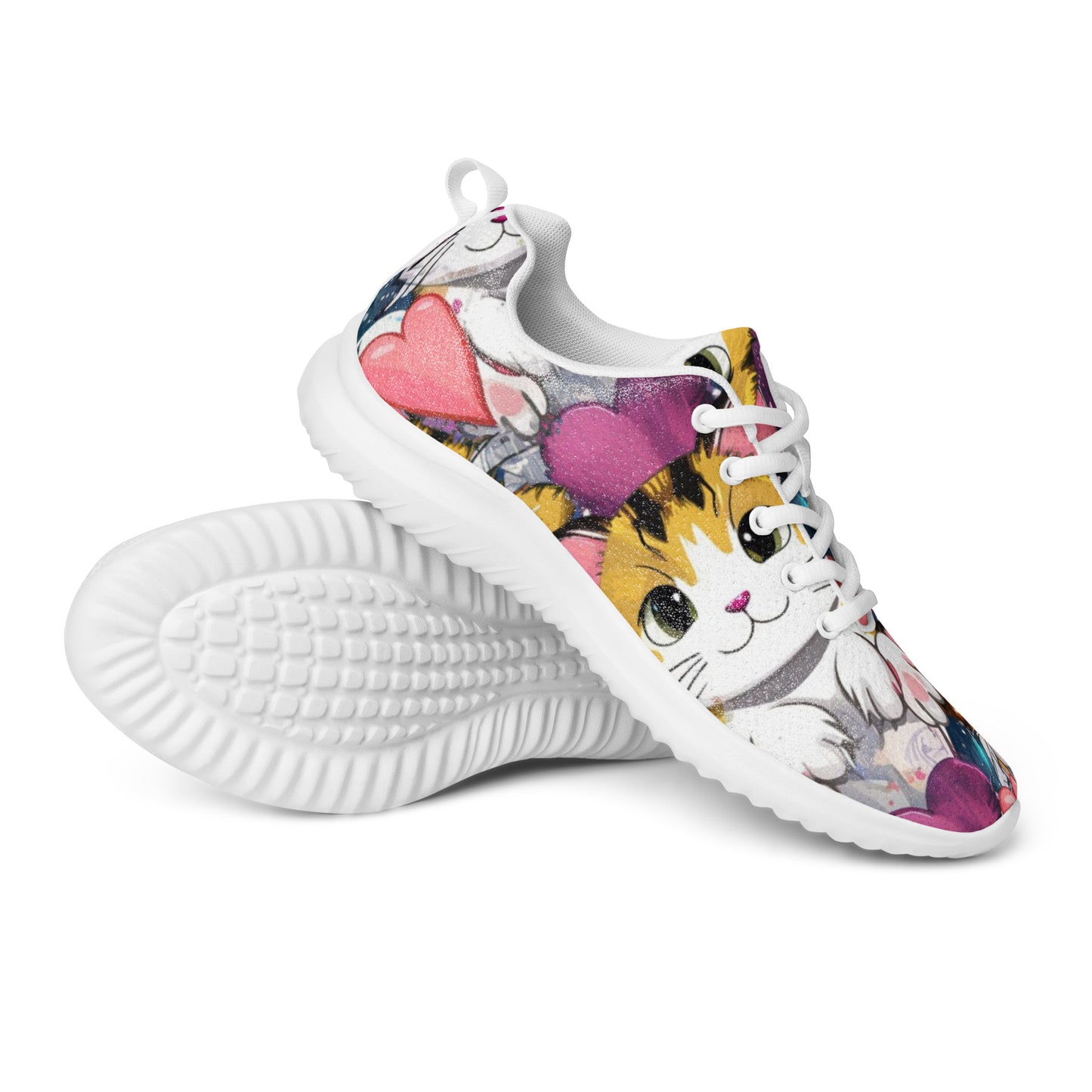 Anime Cat Love Women’s athletic shoes