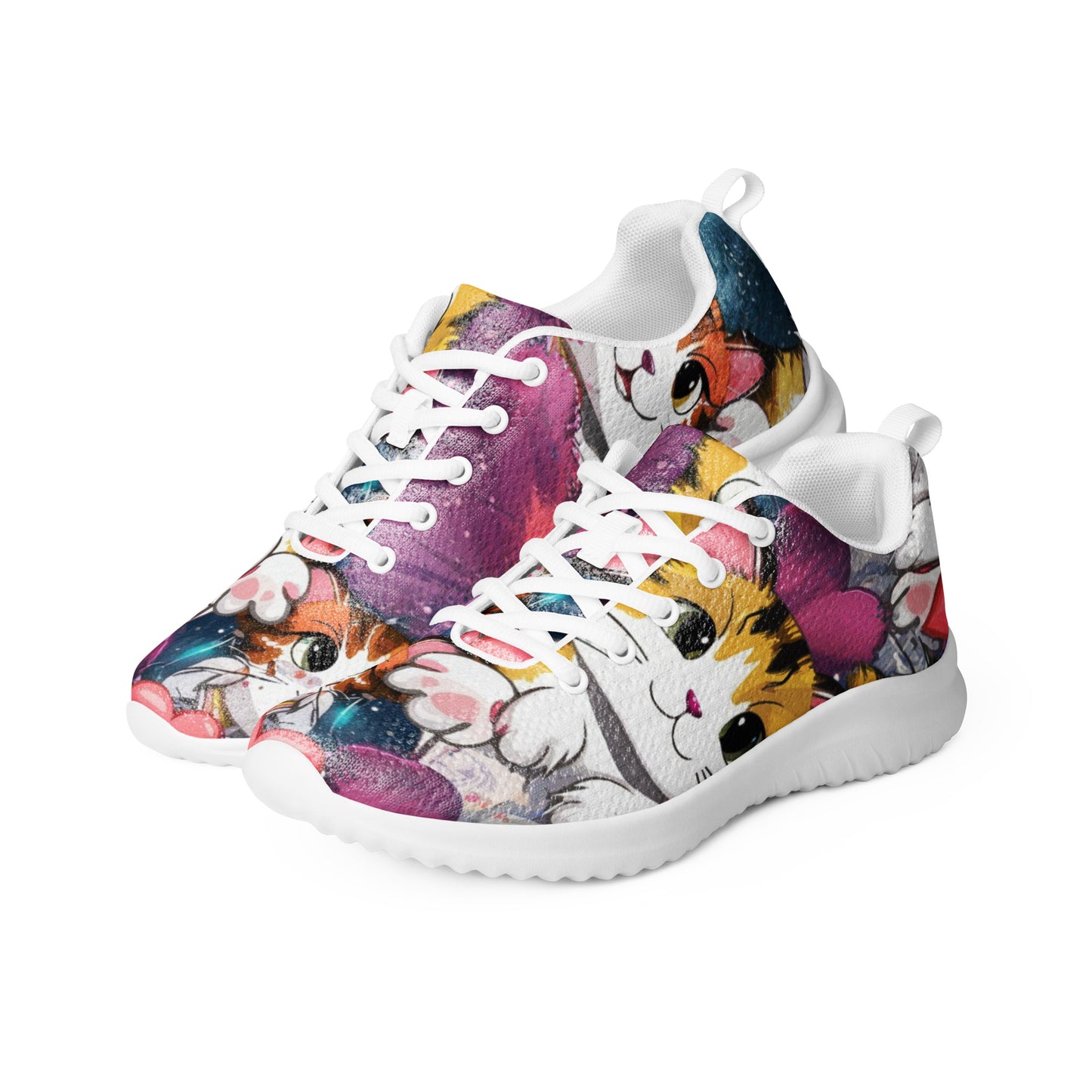 Anime Cat Love Women’s athletic shoes