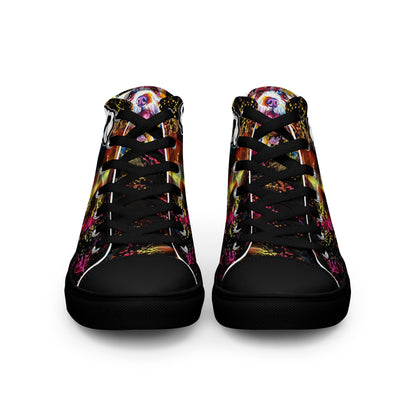 Women’s high top canvas shoes