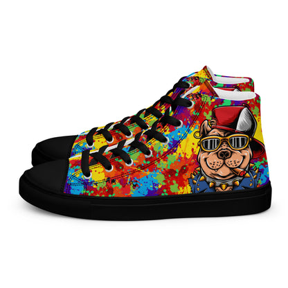 Women’s high top canvas shoes