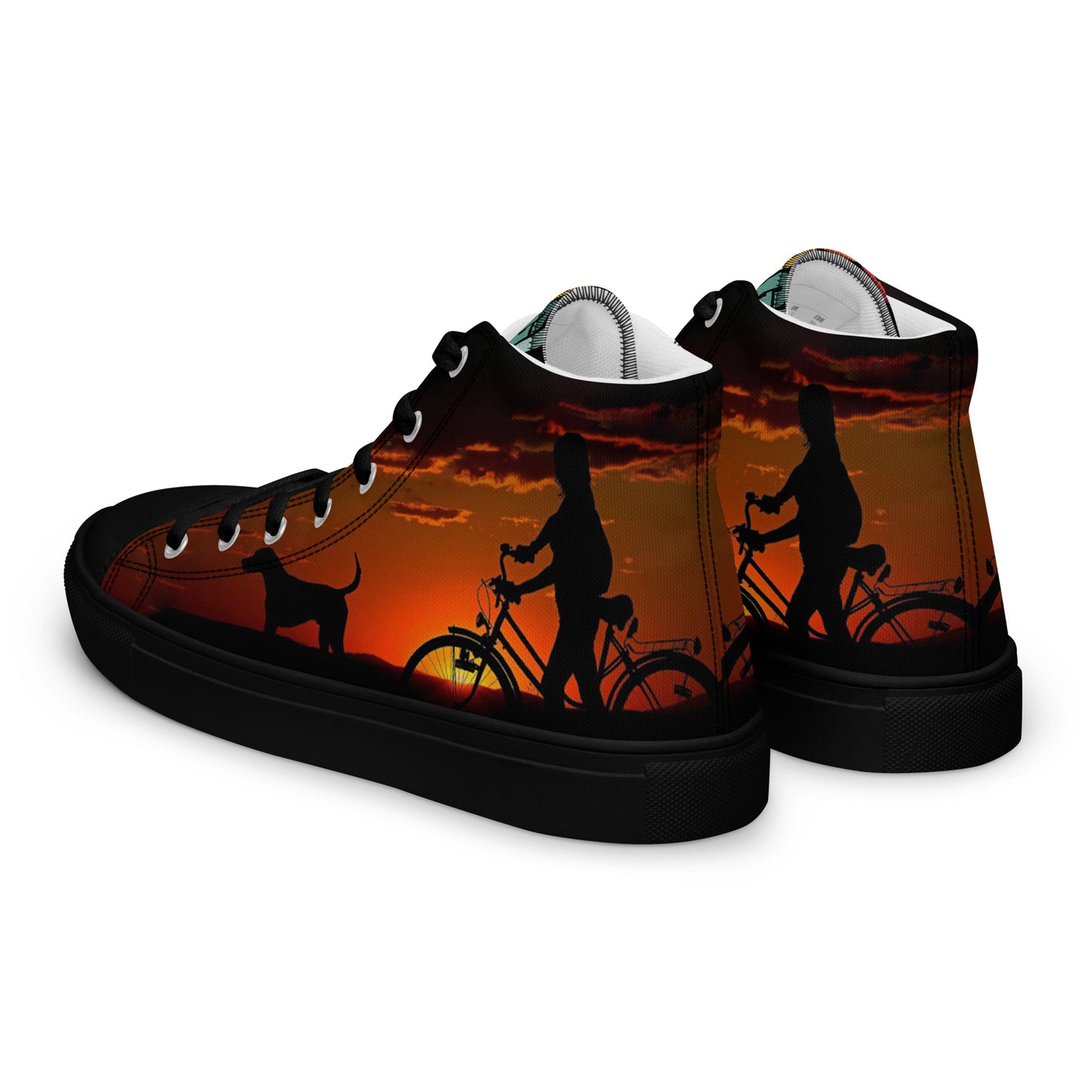 Women’s high top canvas shoes