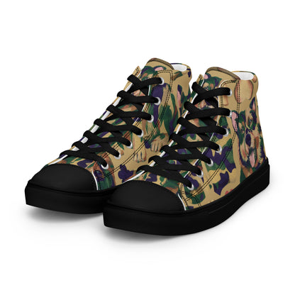 Dynamic Dog Camo high top canvas