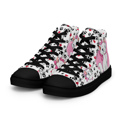 Women’s high top canvas shoes