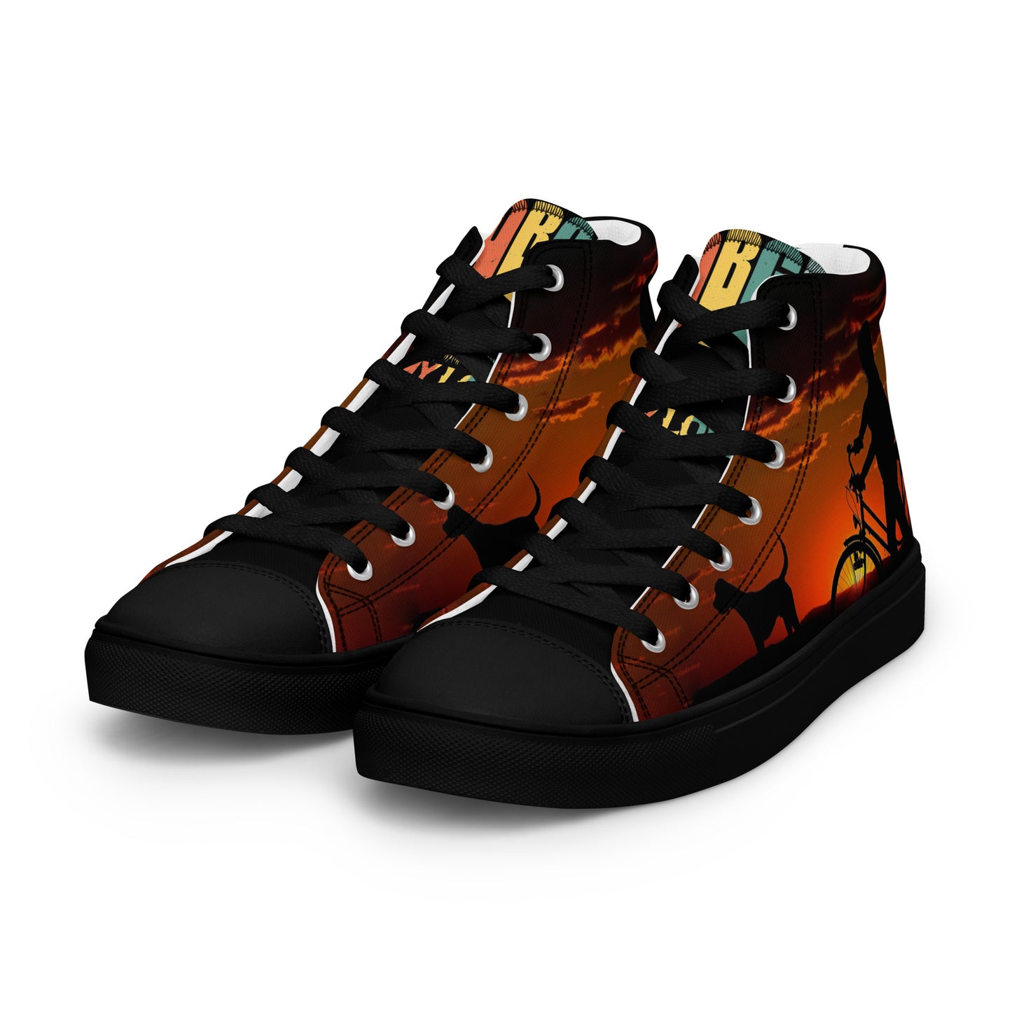 Women’s high top canvas shoes