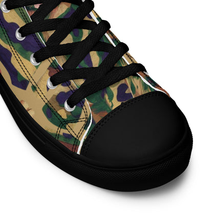 Dynamic Dog Camo high top canvas