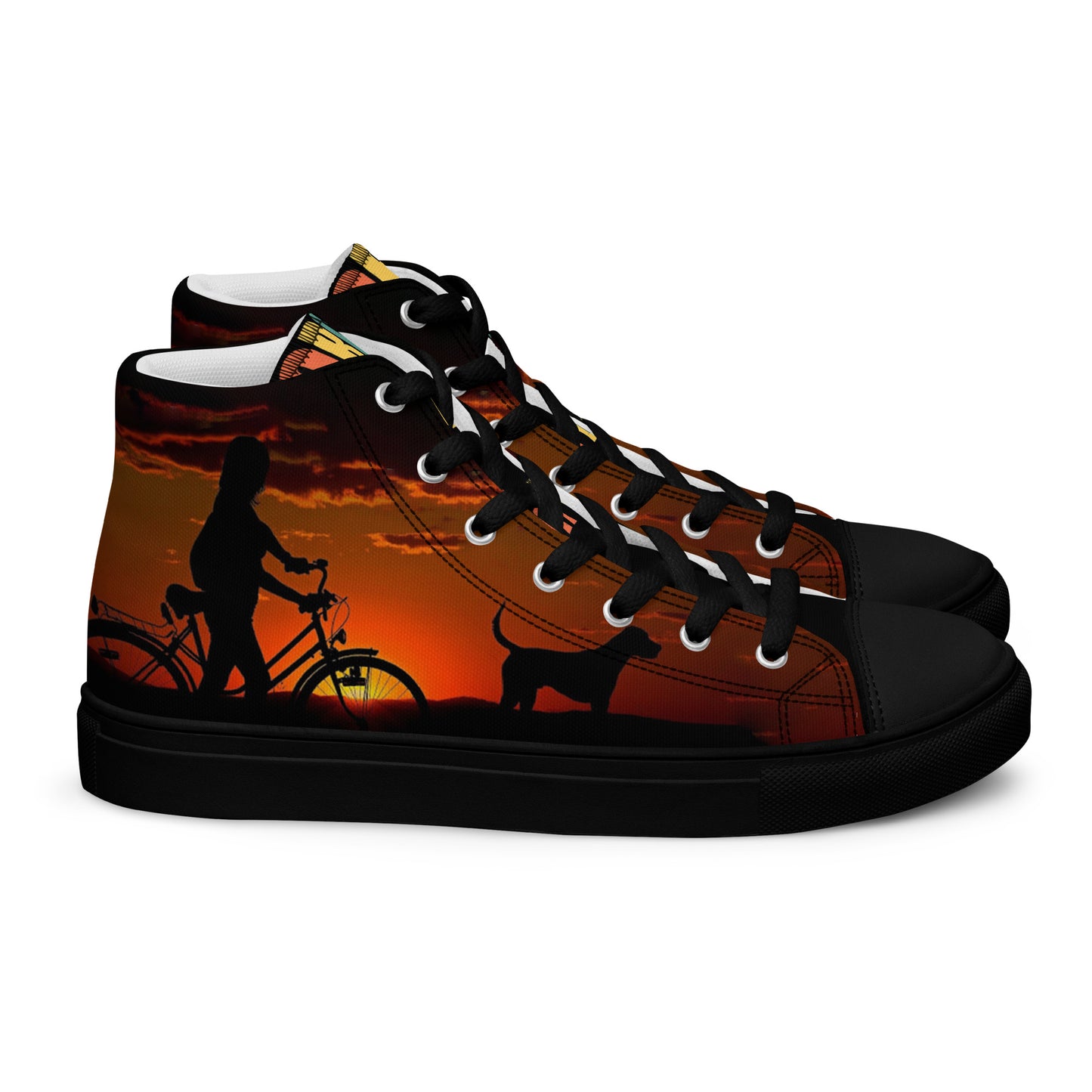 Women’s high top canvas shoes