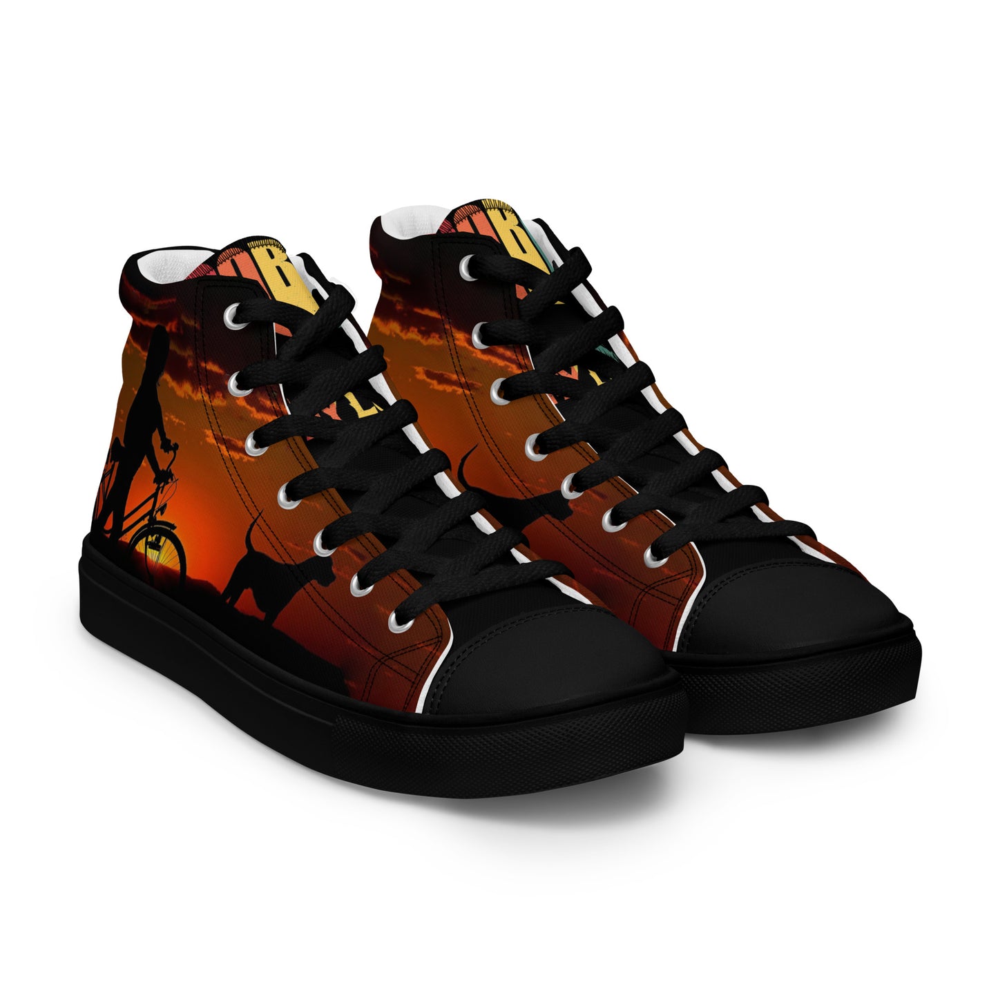 Women’s high top canvas shoes