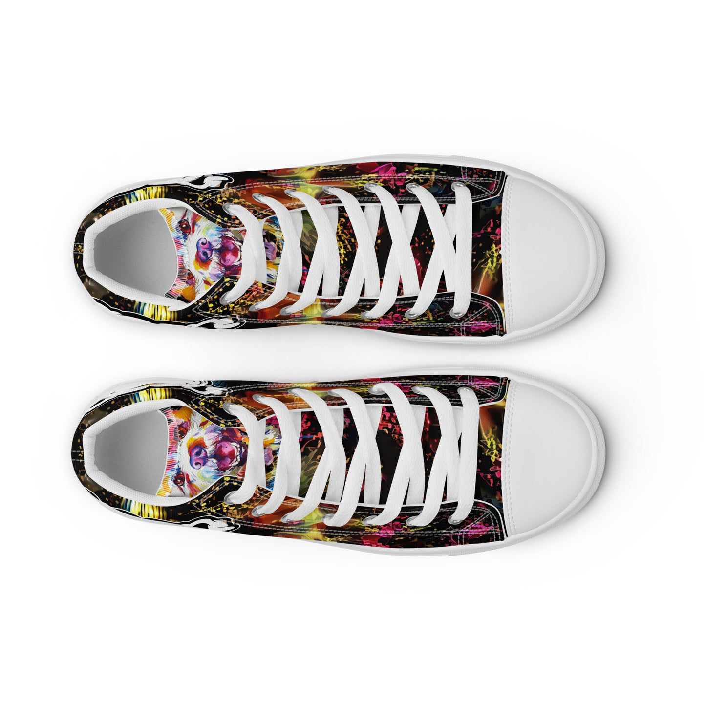 Women’s high top canvas shoes