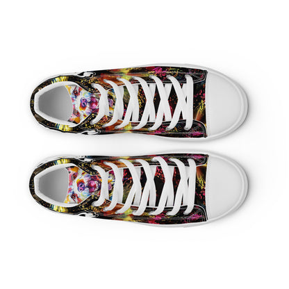 Women’s high top canvas shoes