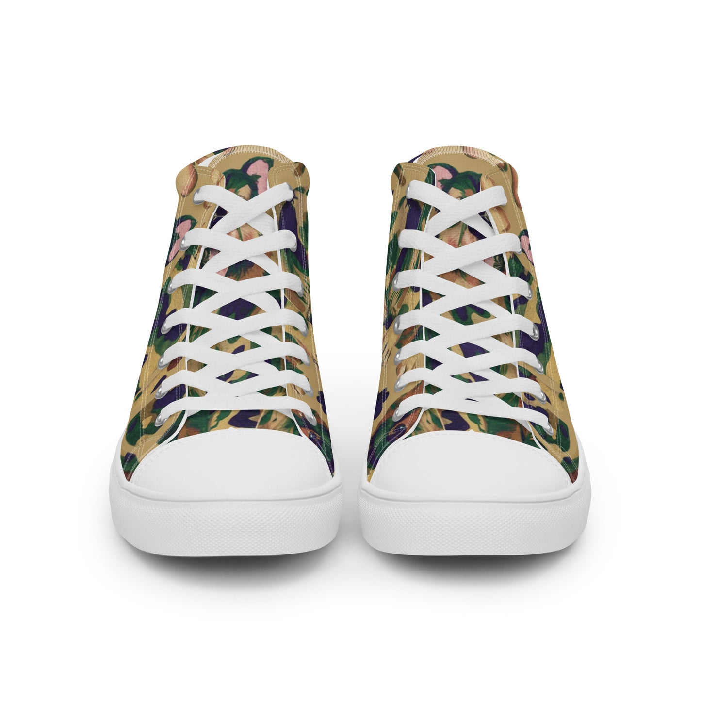 Dynamic Dog Camo high top canvas