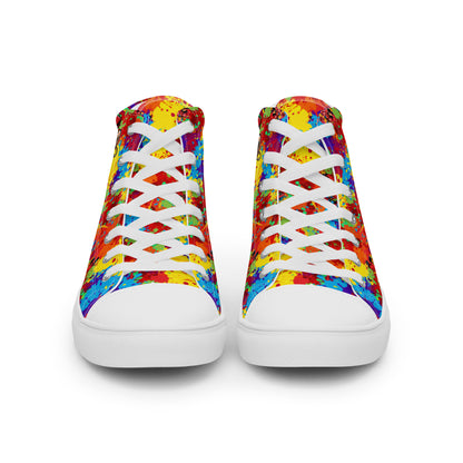 Women’s high top canvas shoes