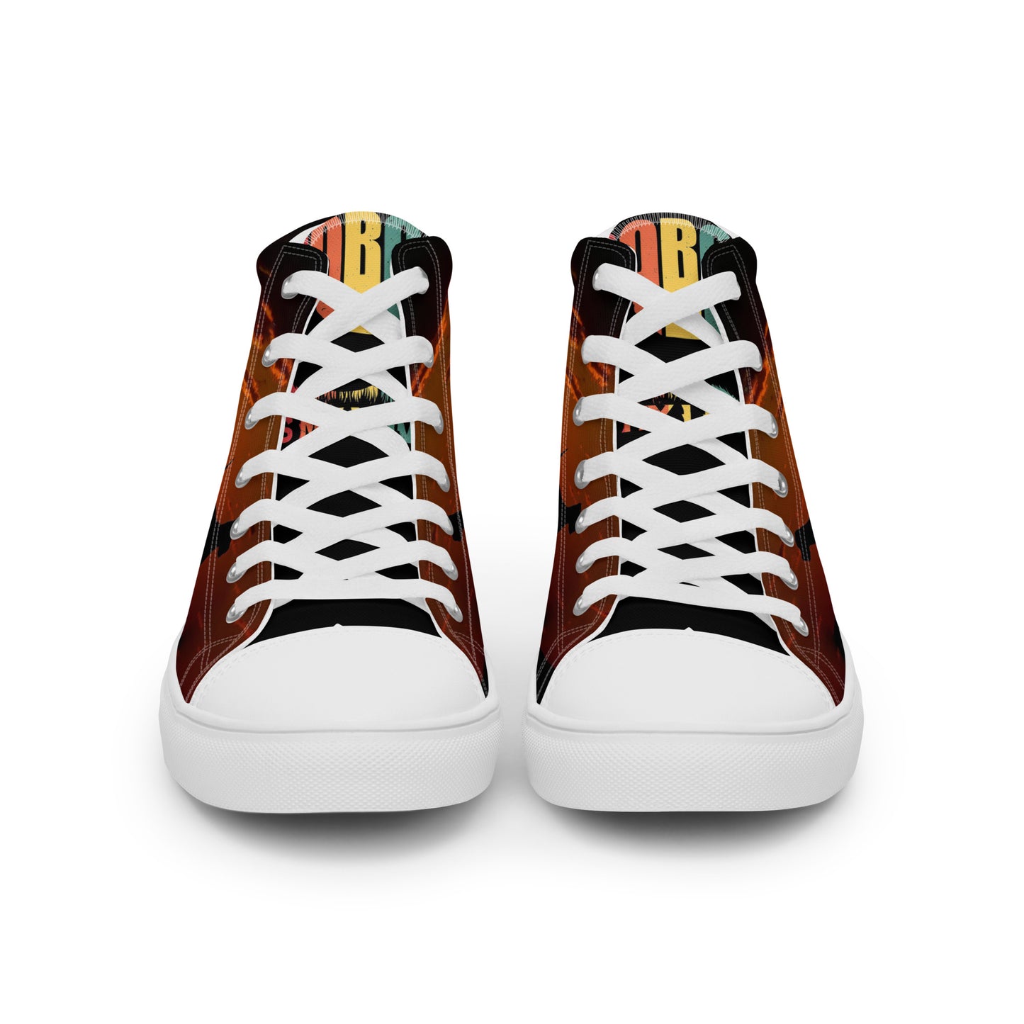 Women’s high top canvas shoes