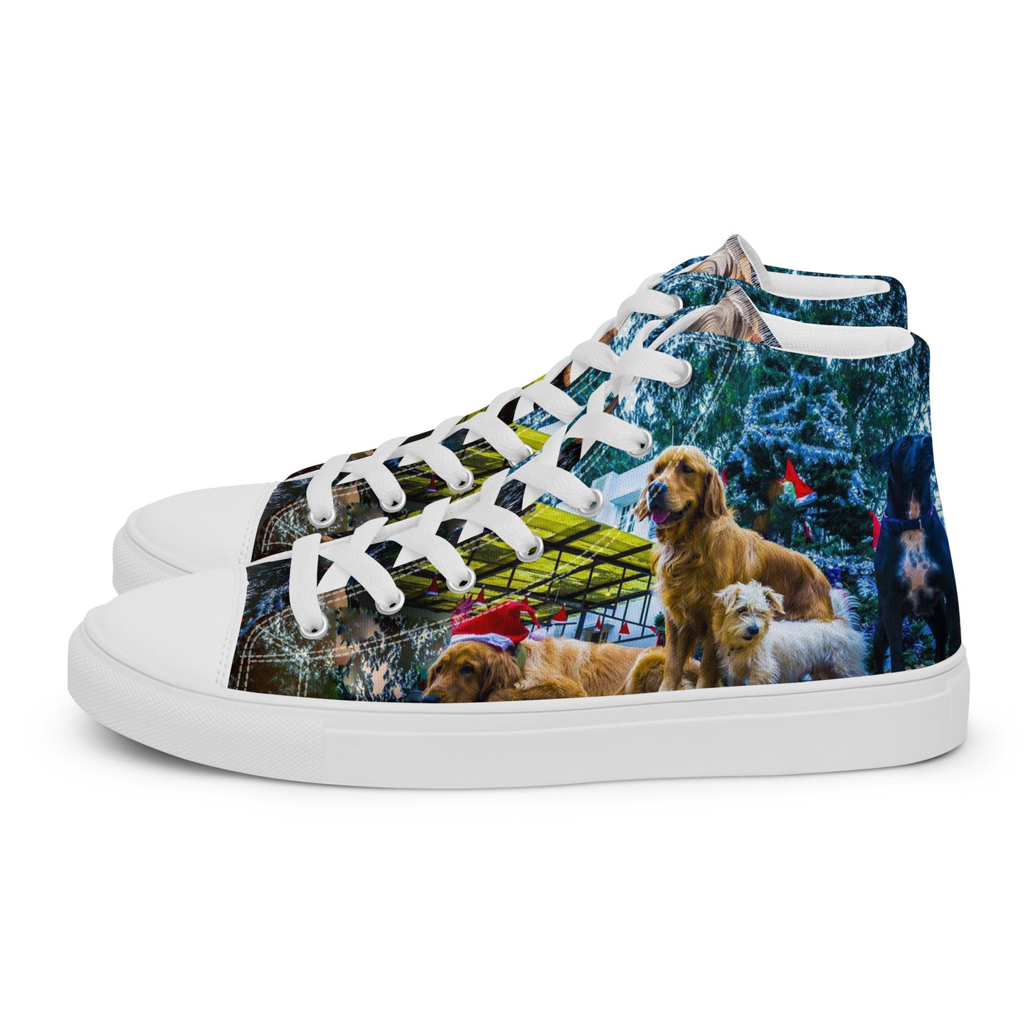 Women’s high top canvas shoes