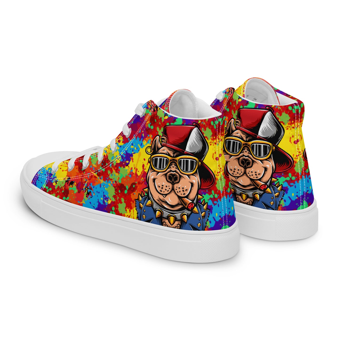 Women’s high top canvas shoes