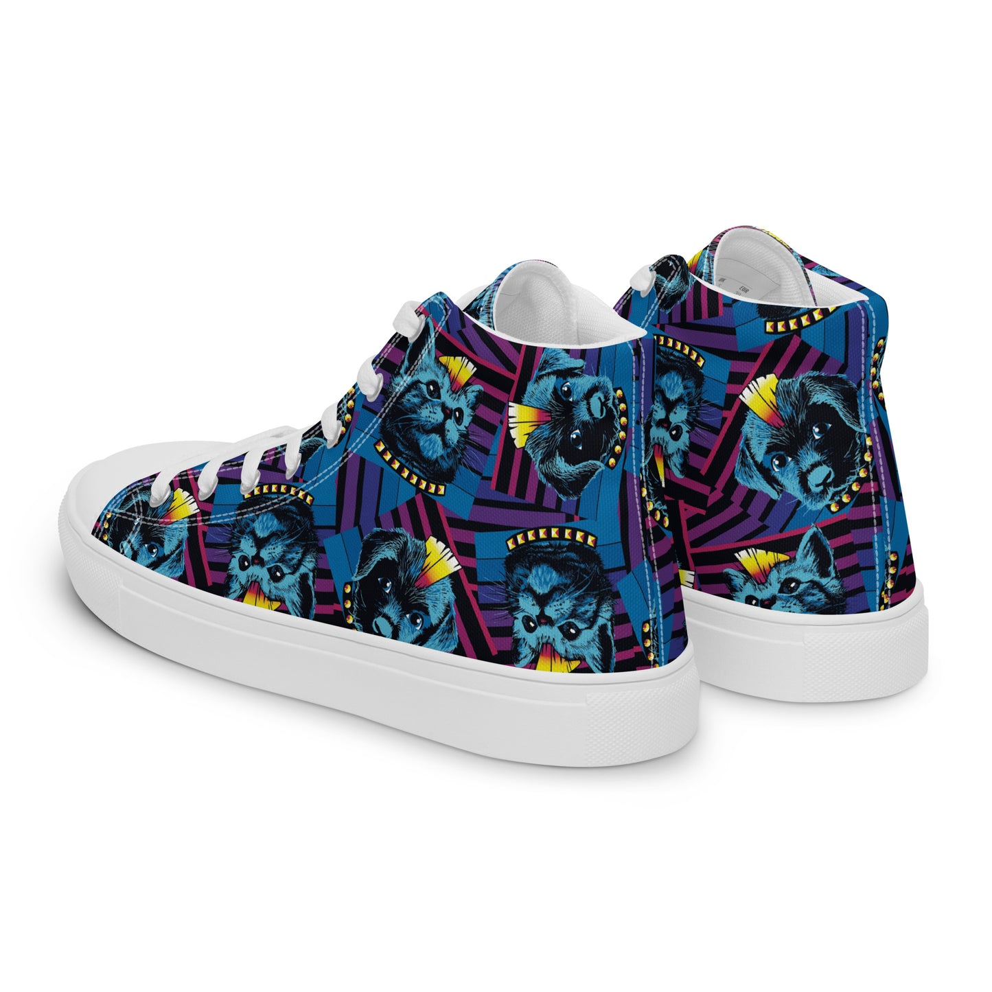 Women’s high top canvas shoes