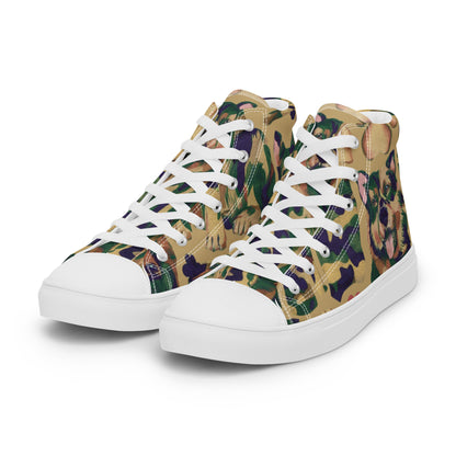 Dynamic Dog Camo high top canvas