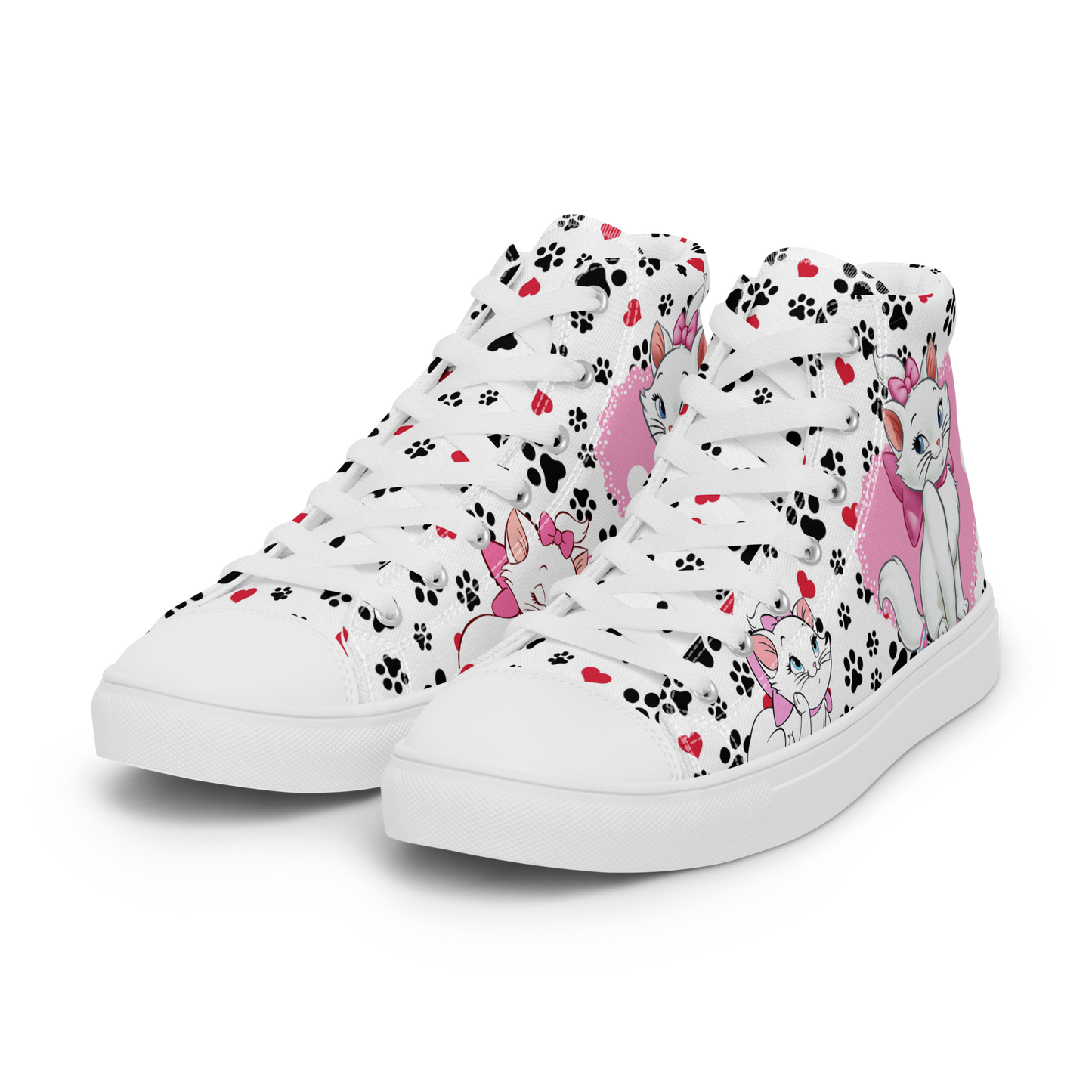 Women’s high top canvas shoes