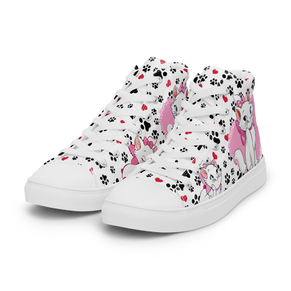 Women’s high top canvas shoes