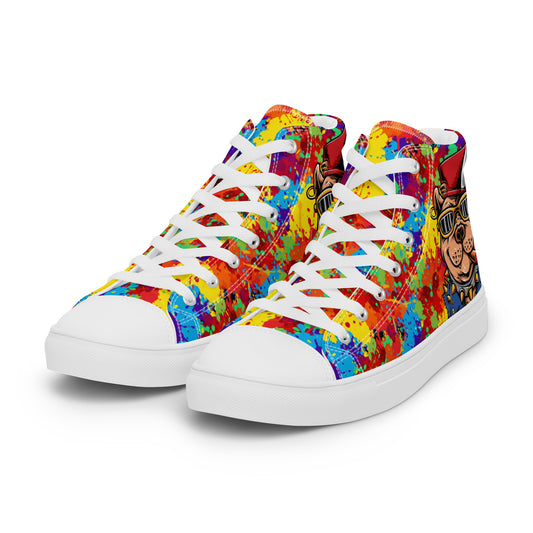 Women’s high top canvas shoes