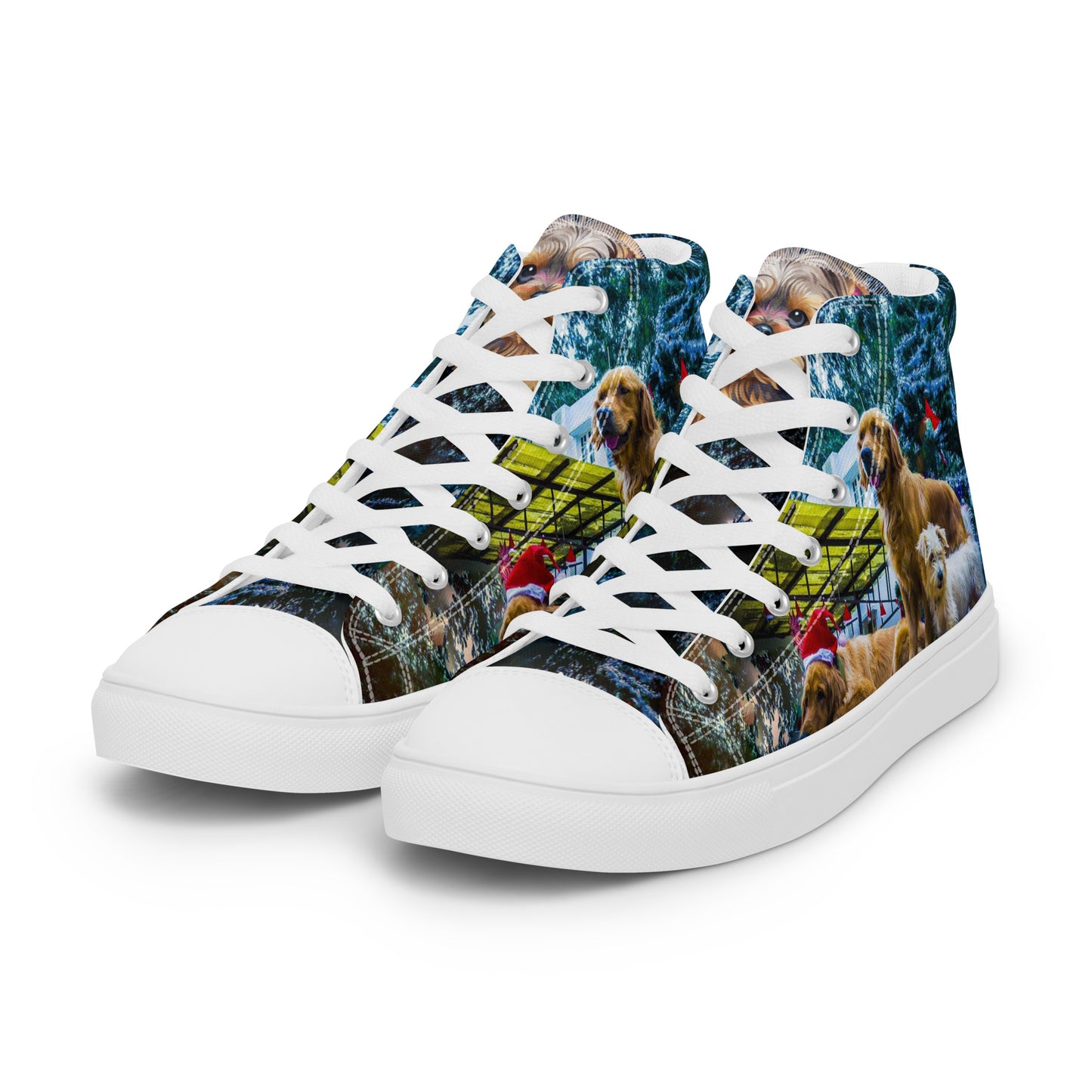 Women’s high top canvas shoes