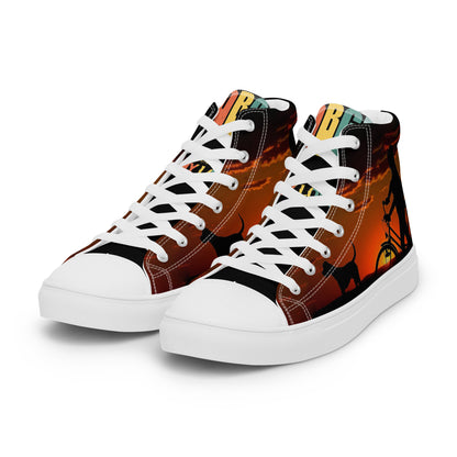 Women’s high top canvas shoes