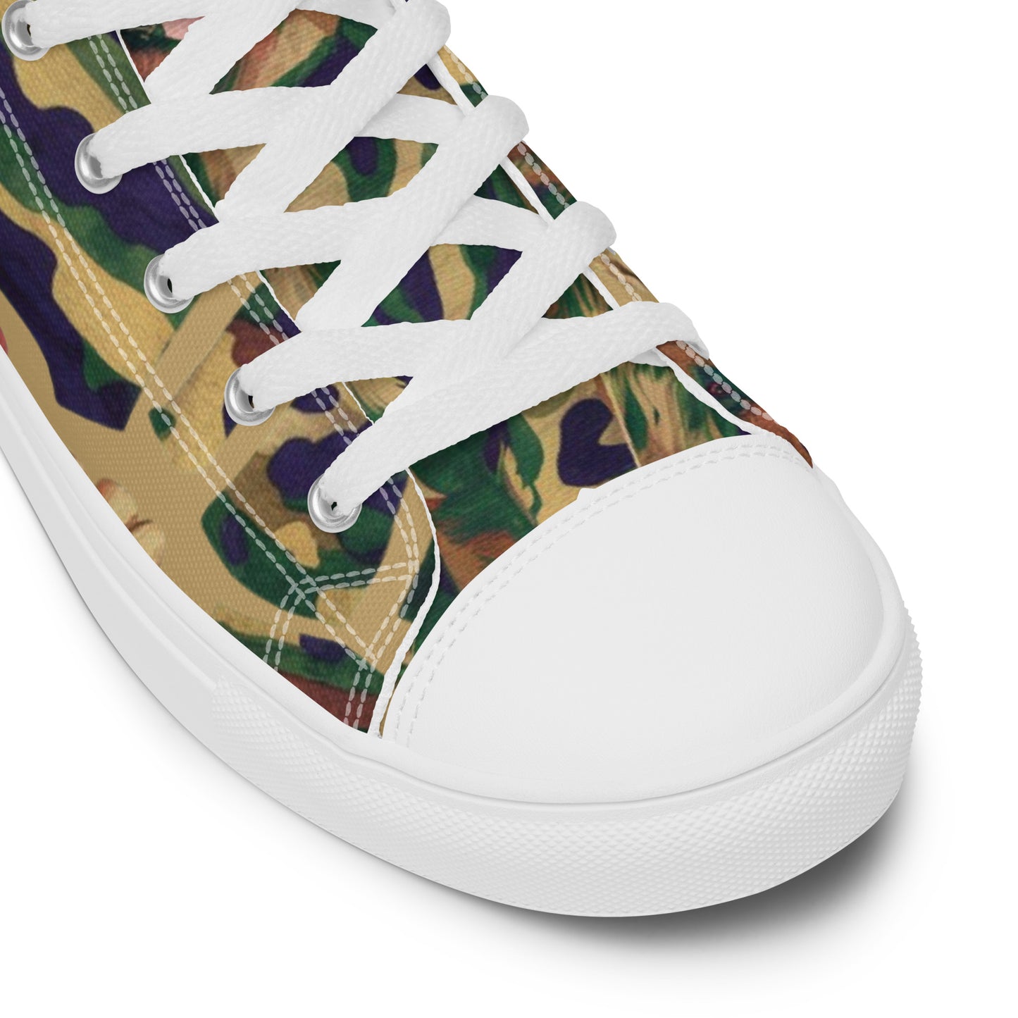 Dynamic Dog Camo high top canvas