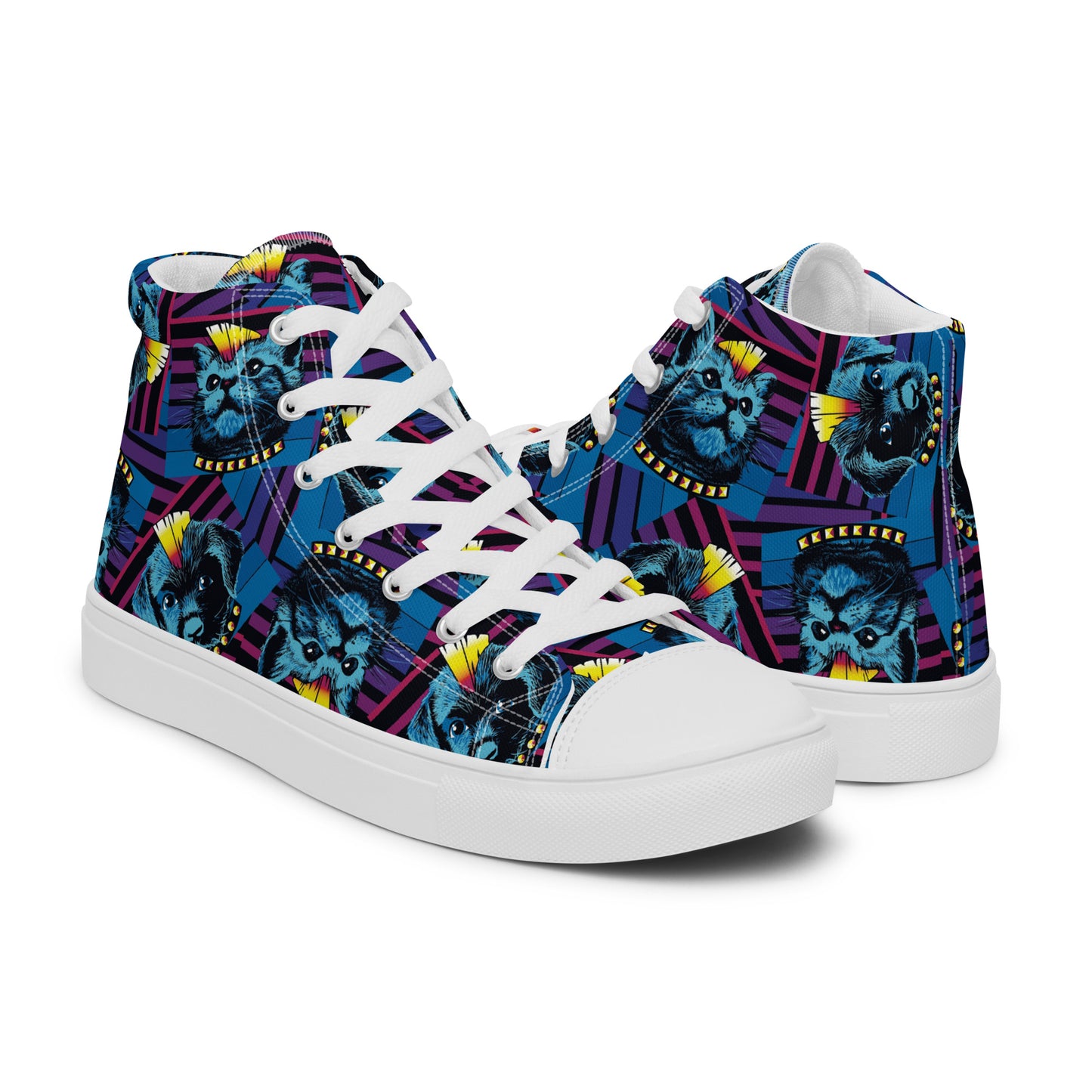 Women’s high top canvas shoes