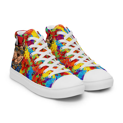 Women’s high top canvas shoes