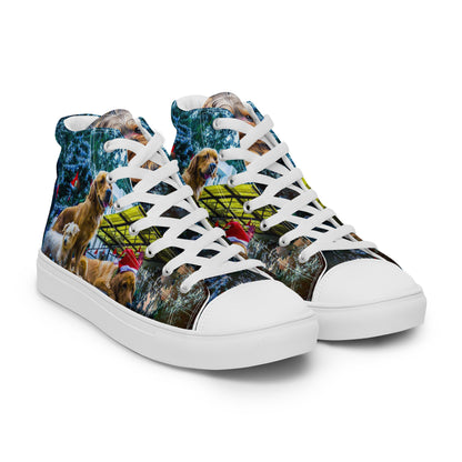 Women’s high top canvas shoes