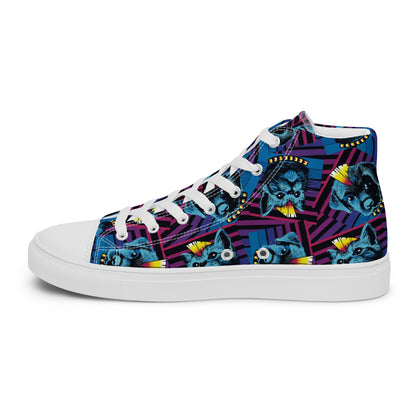 Women’s high top canvas shoes