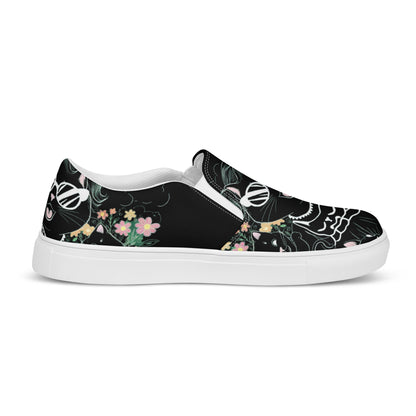 Cat Mama Women’s slip-on canvas shoes