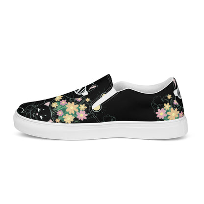 Cat Mama Women’s slip-on canvas shoes