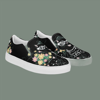 Cat Mama Women’s slip-on canvas shoes